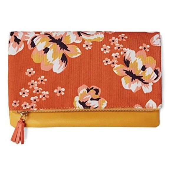 Rachel Pally Handbags - Rachel Pally foldover reversible floral clutch NWT